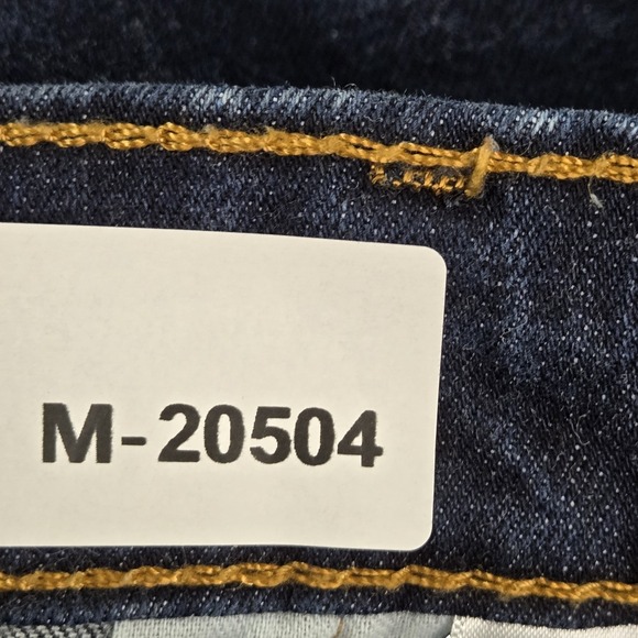 Levi's 512 Men Jeans 33X32 Dark Blue Denim Taper Fit 25" Inseam - Picture 2 of 16